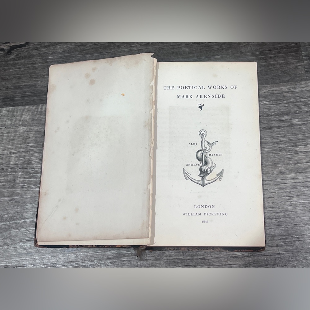 Vintage Poetical Works of Mark Akenside from 1845 - Picture 5 of 6